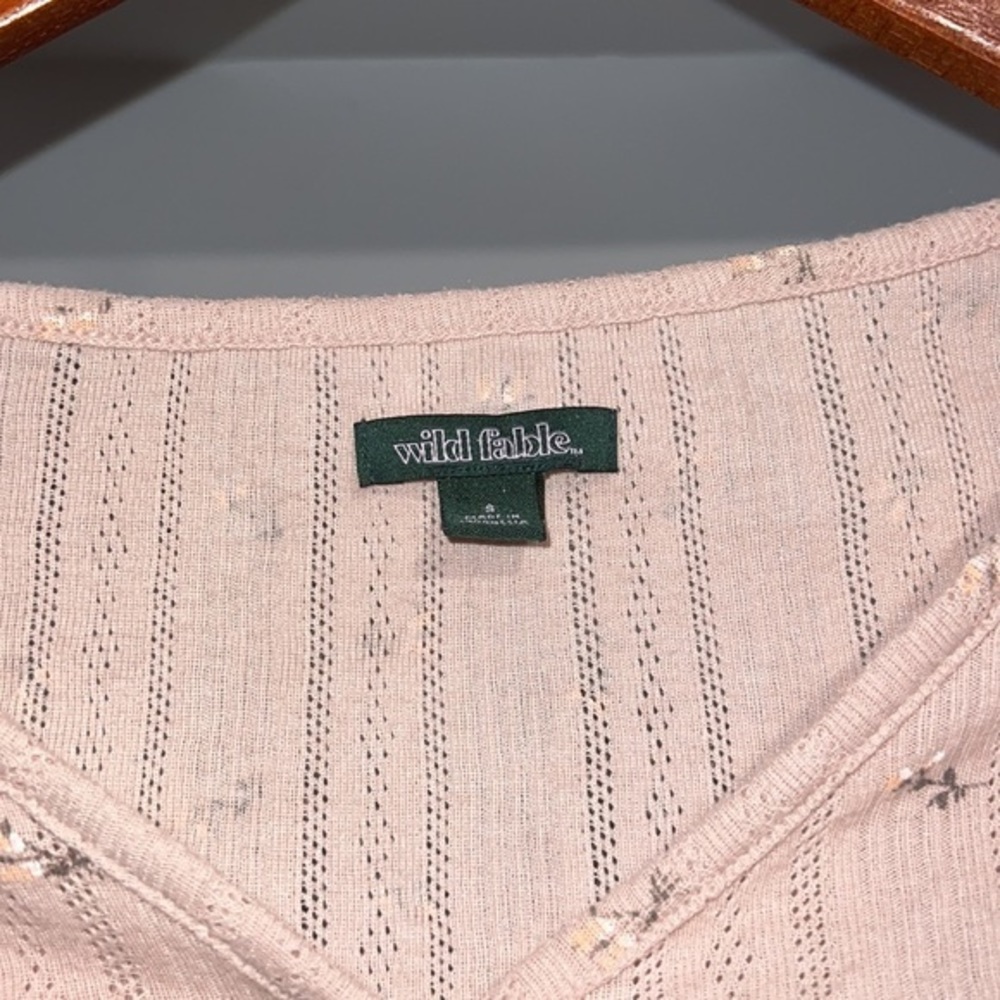 Wild fable, pink, long sleeve shirt - Picture 2 of 3